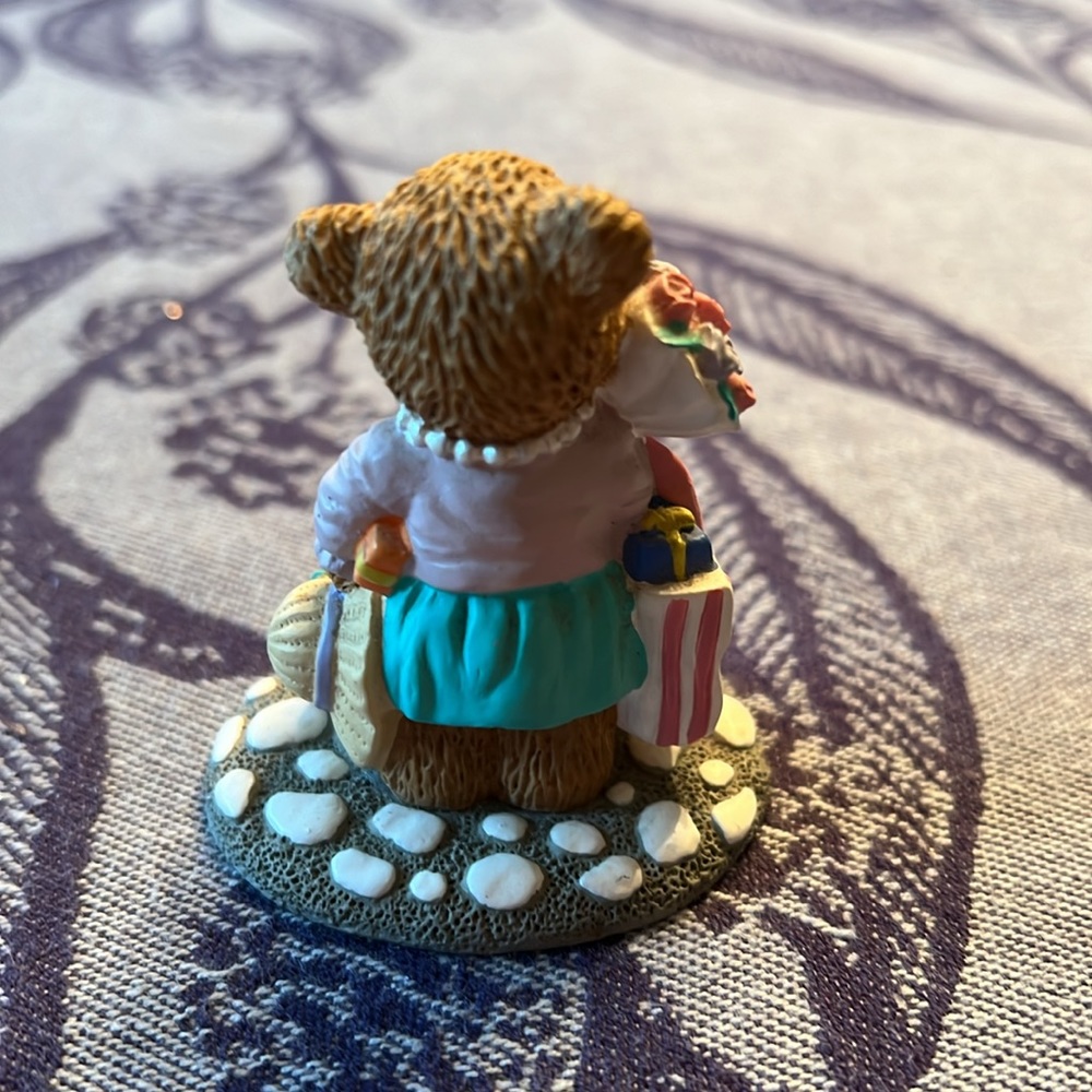 Russ Berrie The Joy of Shopping Collectable Bear - Picture 3 of 7